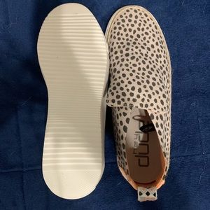 Leopard print Hey Dude shoes